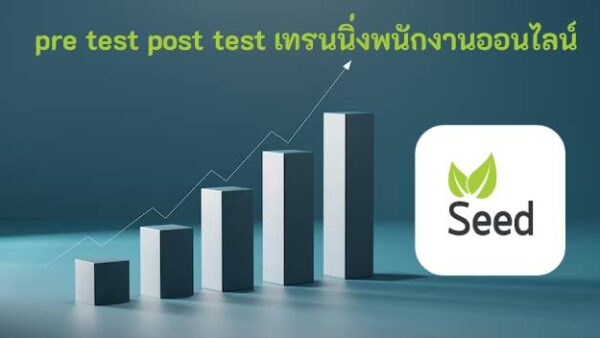 Pre test post test เทรนนิ่งพนักงานออนไลน์