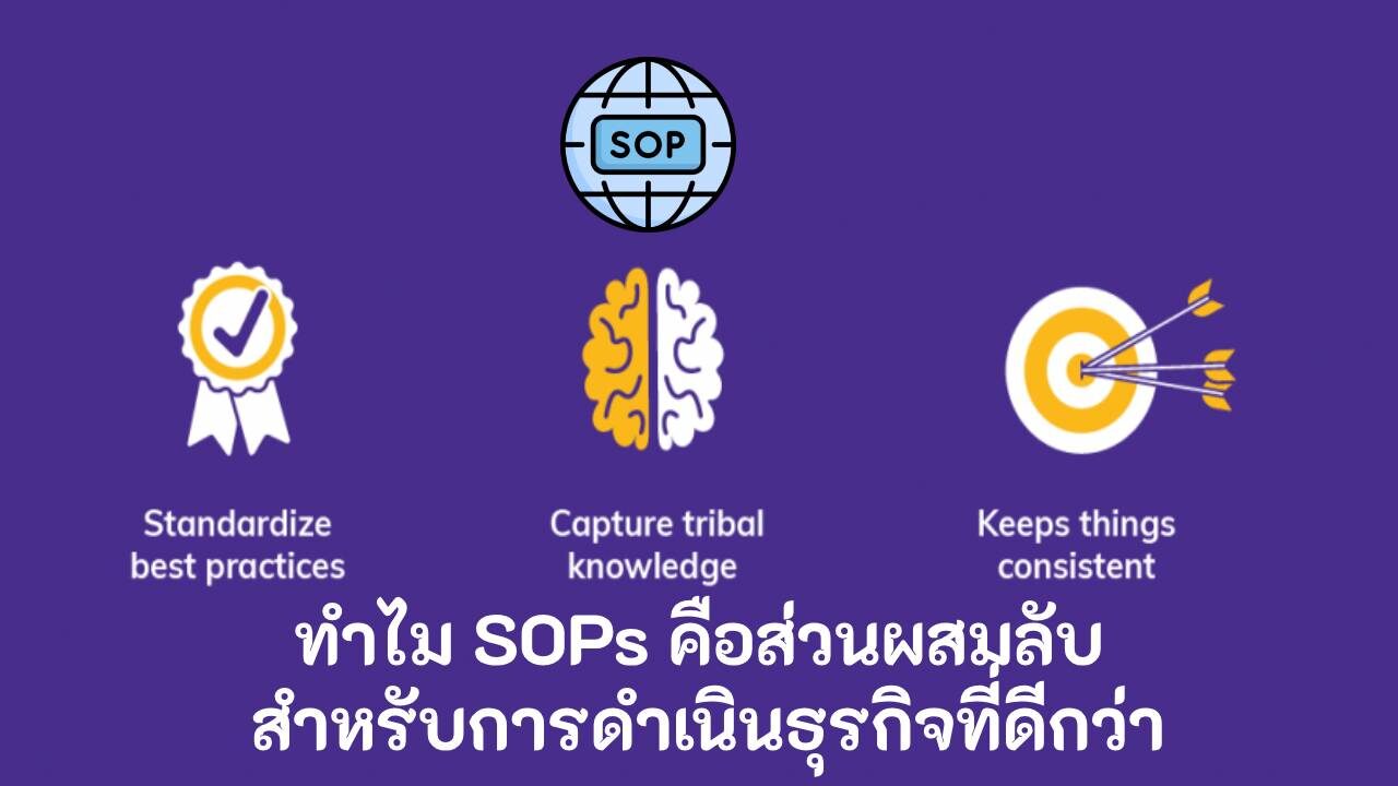 SOPs คือส่วนผสมลับ