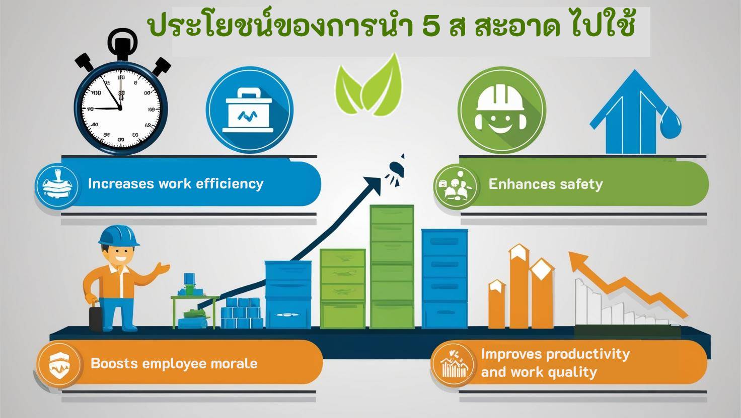 ประโยชน์ของการนำ 5 ส สะอาด ไปใช้